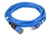 Century Wire Pro Lock 25 ft 12/3 SJTW Blue Molded Extension Cord with CGM, small image number 2