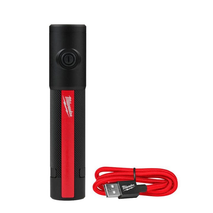 Milwaukee Everyday Carry Flashlight with Magnet Rechargeable 500L