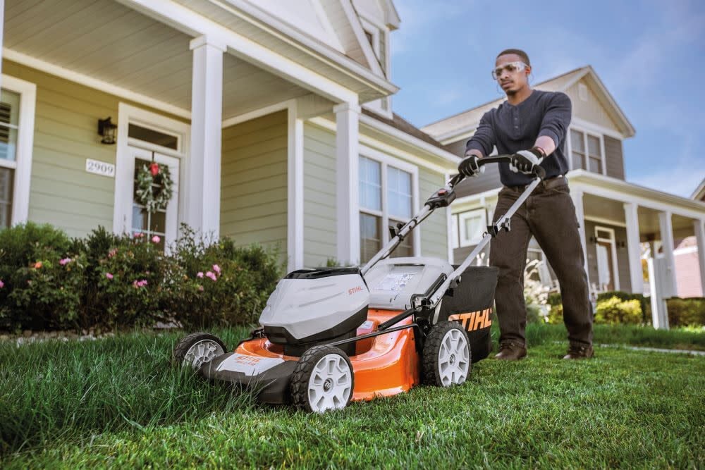 Stihl lawn mower battery powered new arrivals