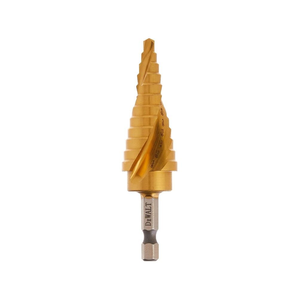 DEWALT 3/16 In. to 7/8 In. Impact Ready Step Drill Bit, large image number 5