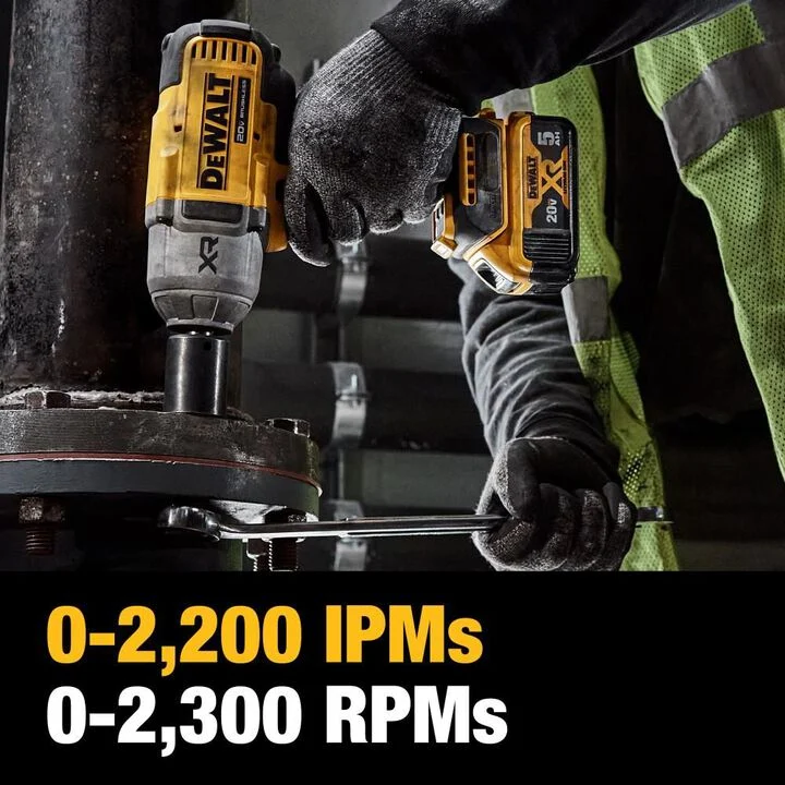 DEWALT 20V MAX XR 1/2in High Torque Impact Wrench with Hog Ring Anvil Kit, large image number 10