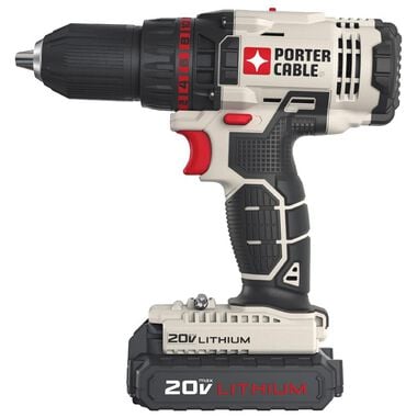 Porter Cable 20V 1/2-Inch Lithium-Ion Cordless Drill (PCC601LB) Kit, large image number 2