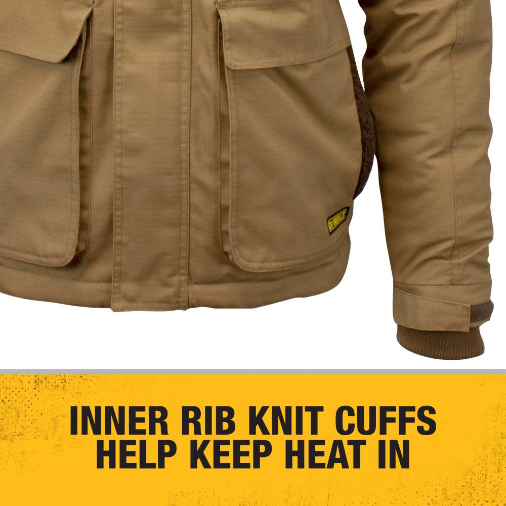 DEWALT Mens Rip Stop Canvas Heated Jacket Kit DCHJ091D1R002 Acme