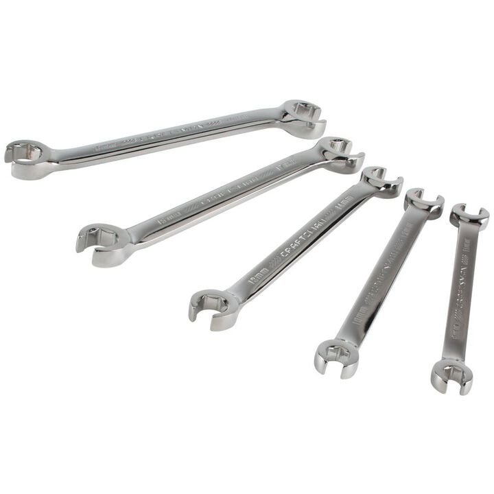 CRAFTSMAN Metric Fully Polished Flare Nut Wrench Set,, 5 Piece