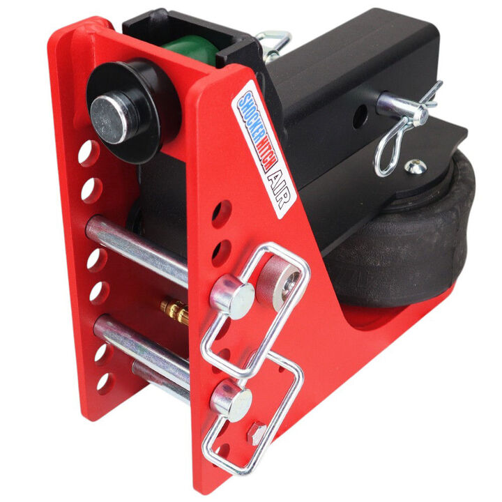 Shocker Hitch 14K 2.5 Inch Air Receiver Hitch & Raised Ball Mount 2 Inch Hitch Ball, large image number 3