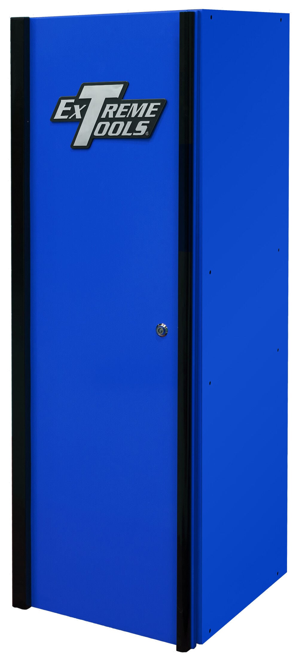 Extreme Tools RX Series 24 Inch W x 30 Inch D 3 Drawer and 3 Shelf Side Locker Blue with Black, large image number 2