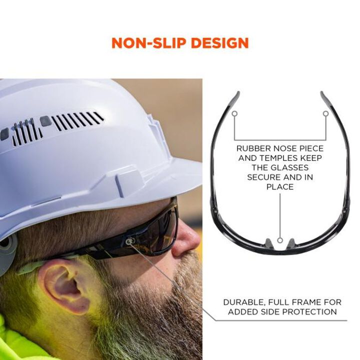 Ergodyne Skullerz Odin Safety Glasses with Polarized Lens, Black, large image number 3