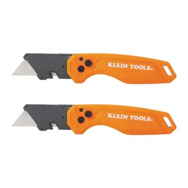 Klein Tools Folding Utility Knife, 2 Pack
