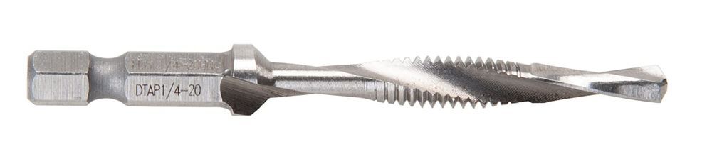 Greenlee HSS 1/4 Inch-20NC Combination Drill and Tap Bit, large image number 2