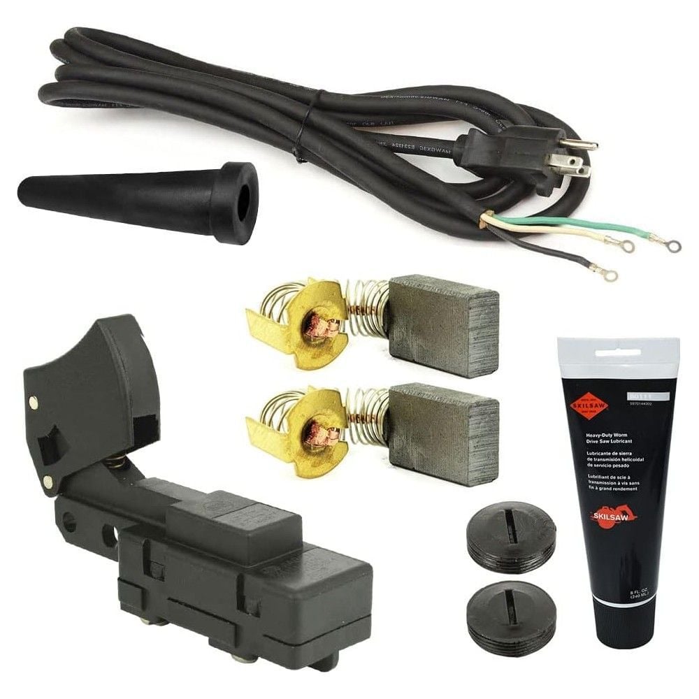 Superior Parts 125/250V 15A Japanese Toyo TANSO Carbon Skil Saw Full Service Kit, large image number 1