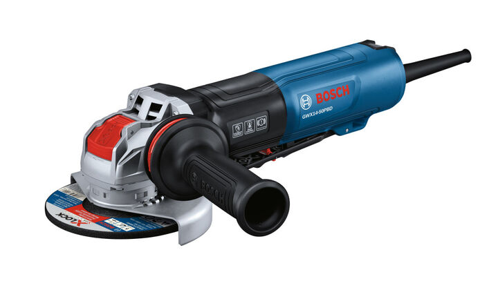 Bosch Recon 5 Inch X-LOCK Angle Grinder with Brake and No Lock-On Paddle Switch, Reconditioned