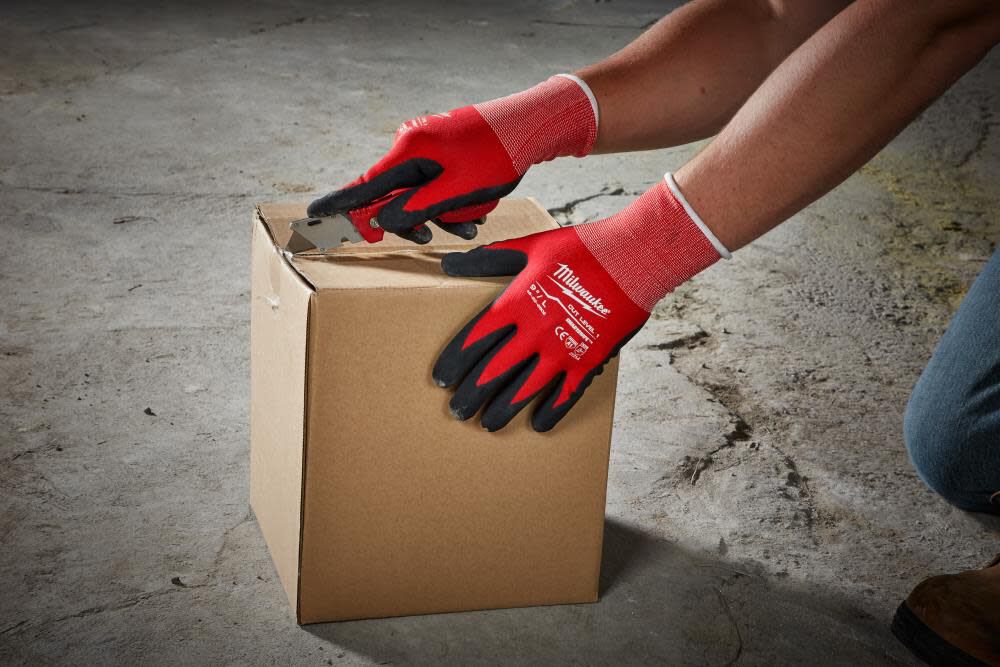 Milwaukee WORK GLOVES M + KNIFE WITH BLADES - merXu - Negotiate prices!  Wholesale purchases!