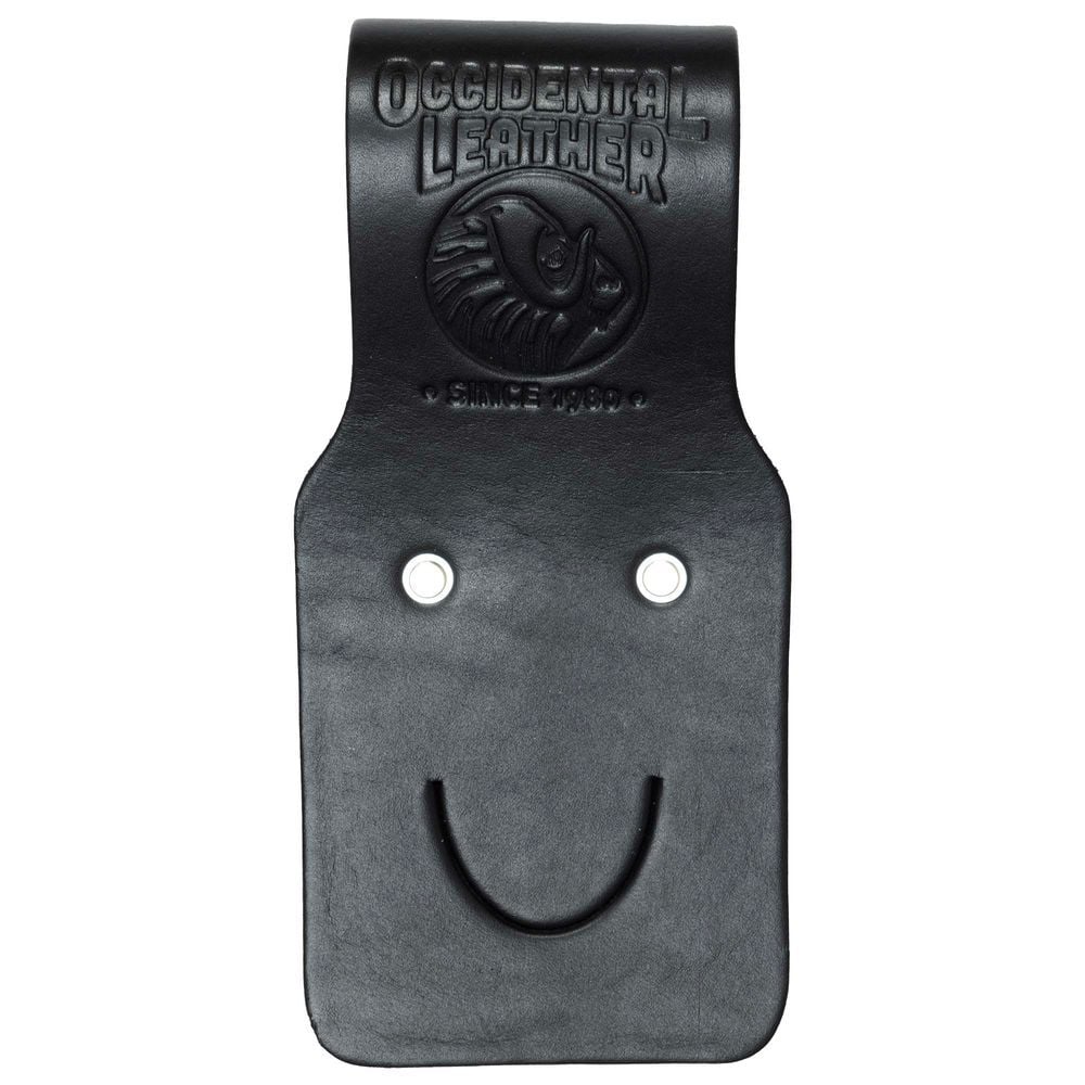 Occidental Leather Black 13-15 Oz Bridle Leather Single Spud Holder - B5210