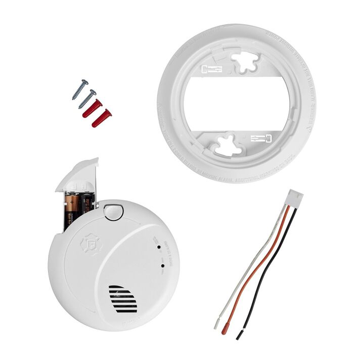 First Alert BRK SMCO100V-AC Smoke & CO Alarm with Battery Backup & Voice 6 Pack, large image number 5