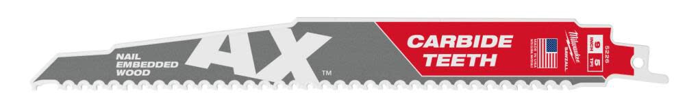 Milwaukee 9inch5 Tpi The Axtm With Carbide Teeth Sawzallr Blade 25pk 48 00 8526 Simolary simolary.com 18