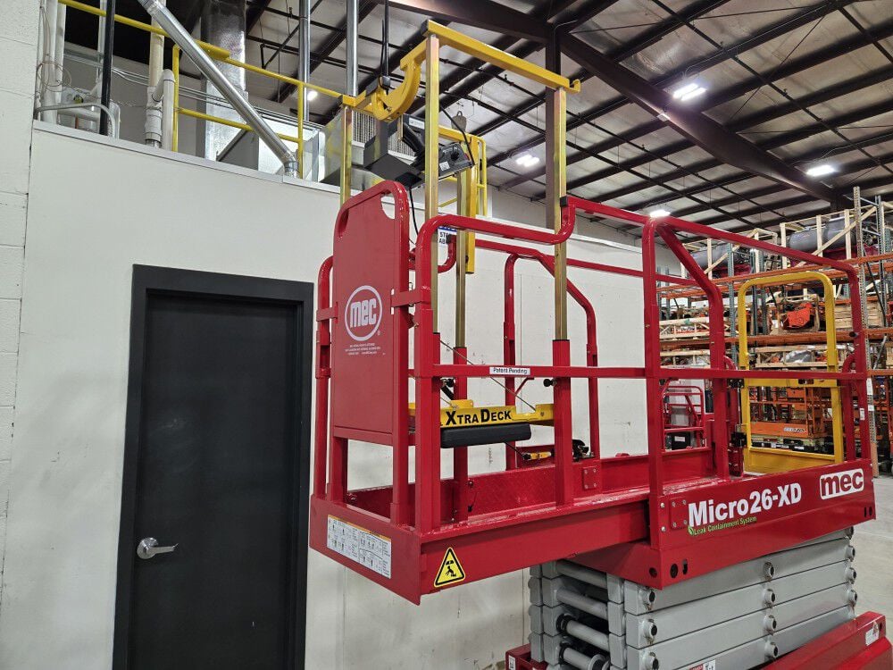 mec 26 Ft. Xtra-Deck Micro Slim Electric Scissor Lift, large image number 4