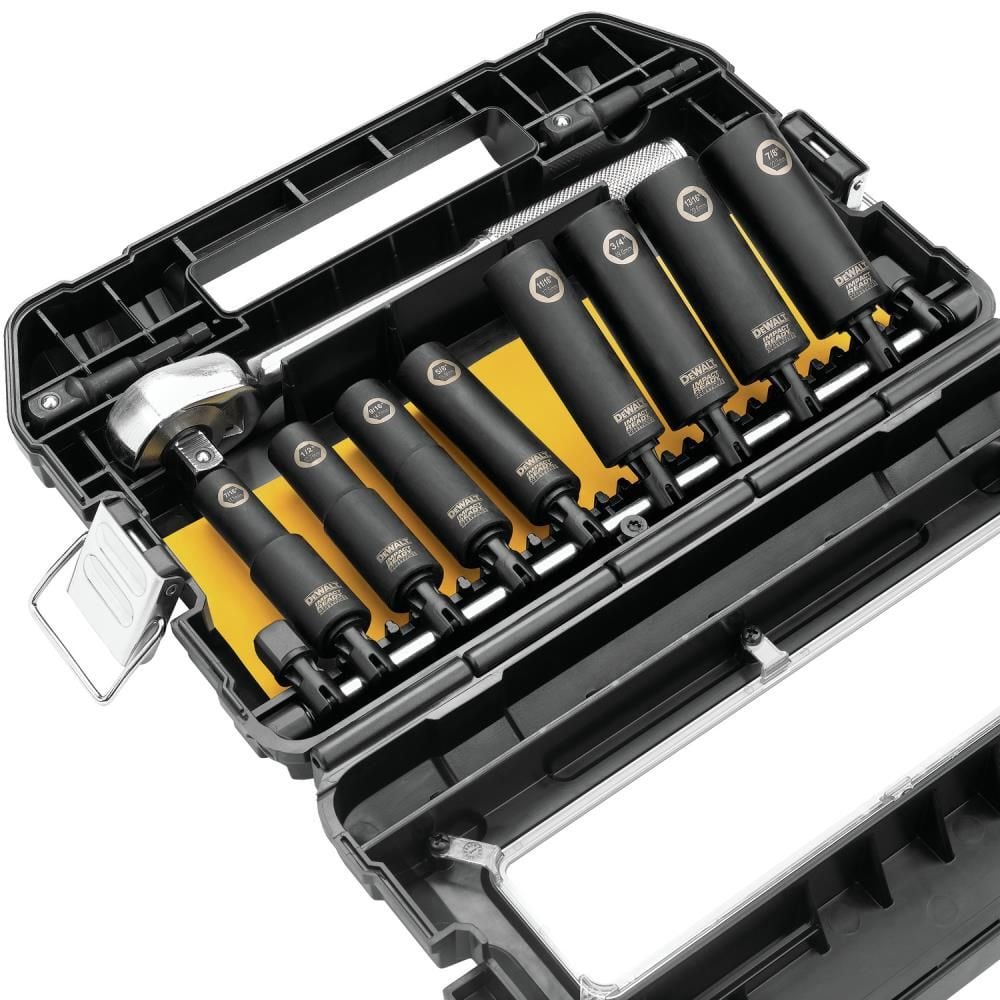 DEWALT 1/2-in 10Pc Impact Ready Socket Set, large image number 1