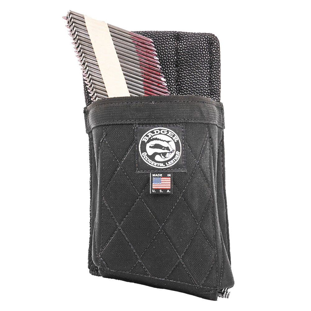 Badger Tool Belts Strip Nail Pouch, Black, large image number 4