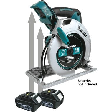 Makita 18V X2 LXT Lithium-Ion (36V) Cordless 7-1/4 In. Circular Saw (Bare Tool), large image number 0