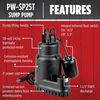 Red Lion 1/4HP 1900 GPH Sump Pump with Tethered Float Switch, small image number 3