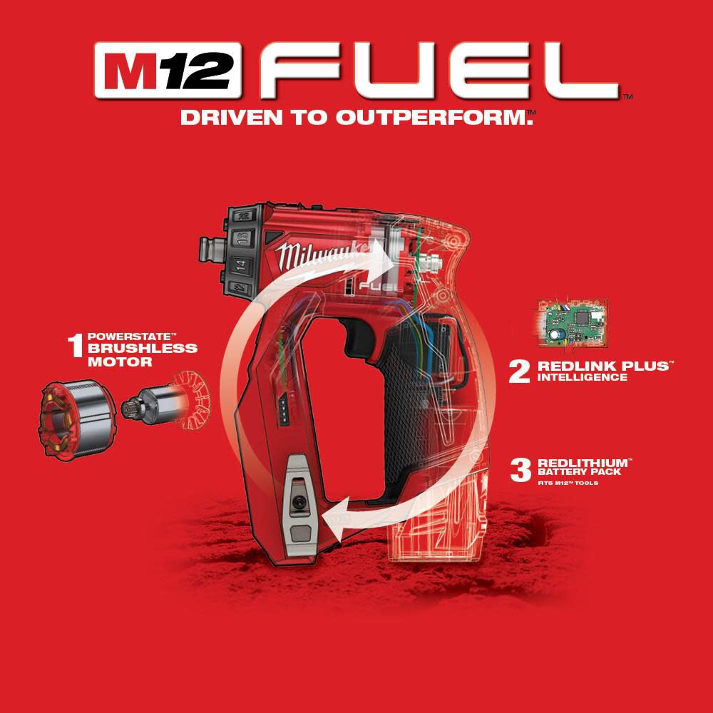 M12 fuel drill driver outlet