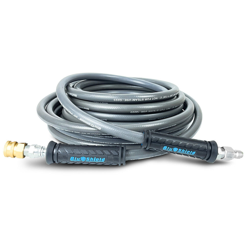 BluBird 3/8 Inch ID x 200 Ft Single-Wire Pressure Washer Hose with Coupler, large image number 3