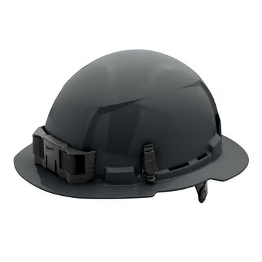 Milwaukee Gray Full Brim Hard Hat with 6pt Ratcheting Suspension Type 1 Class E