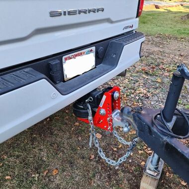 Shocker Hitch HD 20K 2.5in Air Receiver Hitch & Silver Combo Ball Mount with 2in & 2-5/16in Hitch Balls, large image number 5