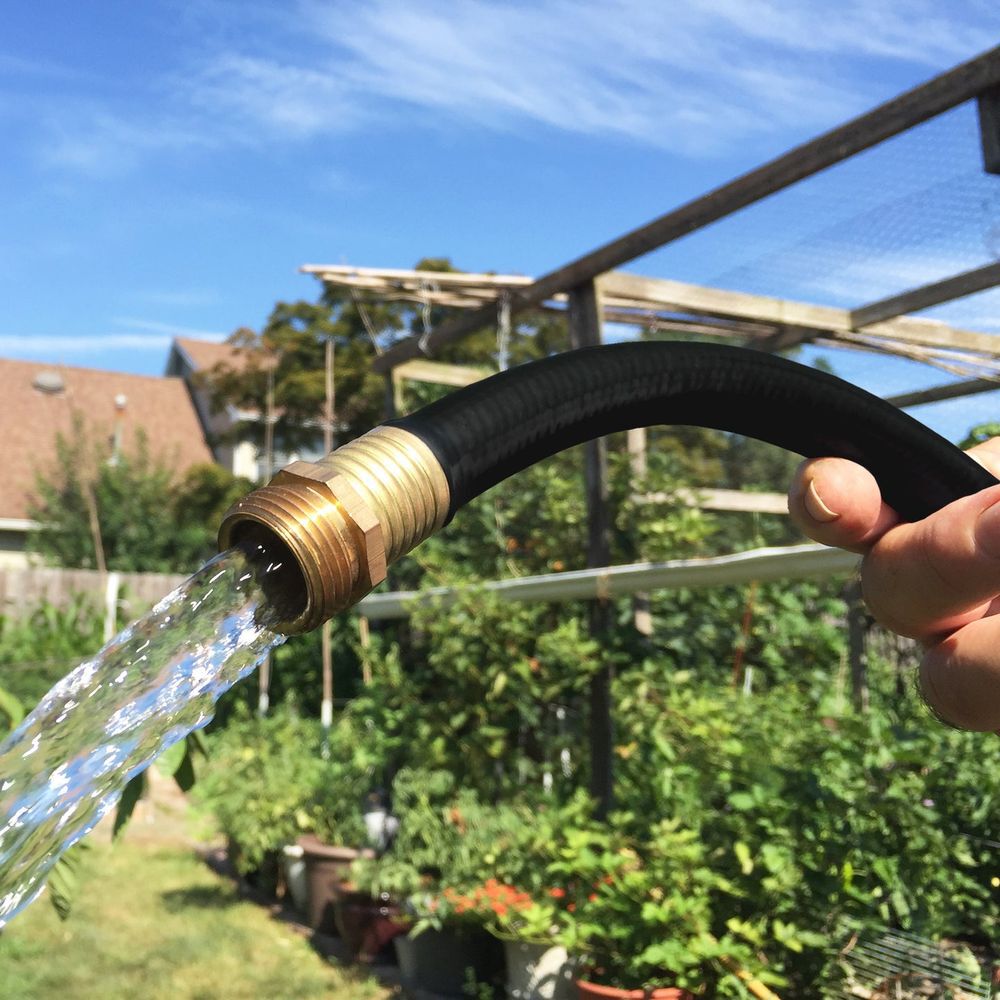 Flexon Flextreme Performance 5/8 Inch x 50 Ft Black Water Hose, large image number 5