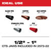Milwaukee M12 Press Tool with 1/2 - 1 Inch Jaws Kit and M12 Tubing Cutter (Bare Tool) Bundle, small image number 5