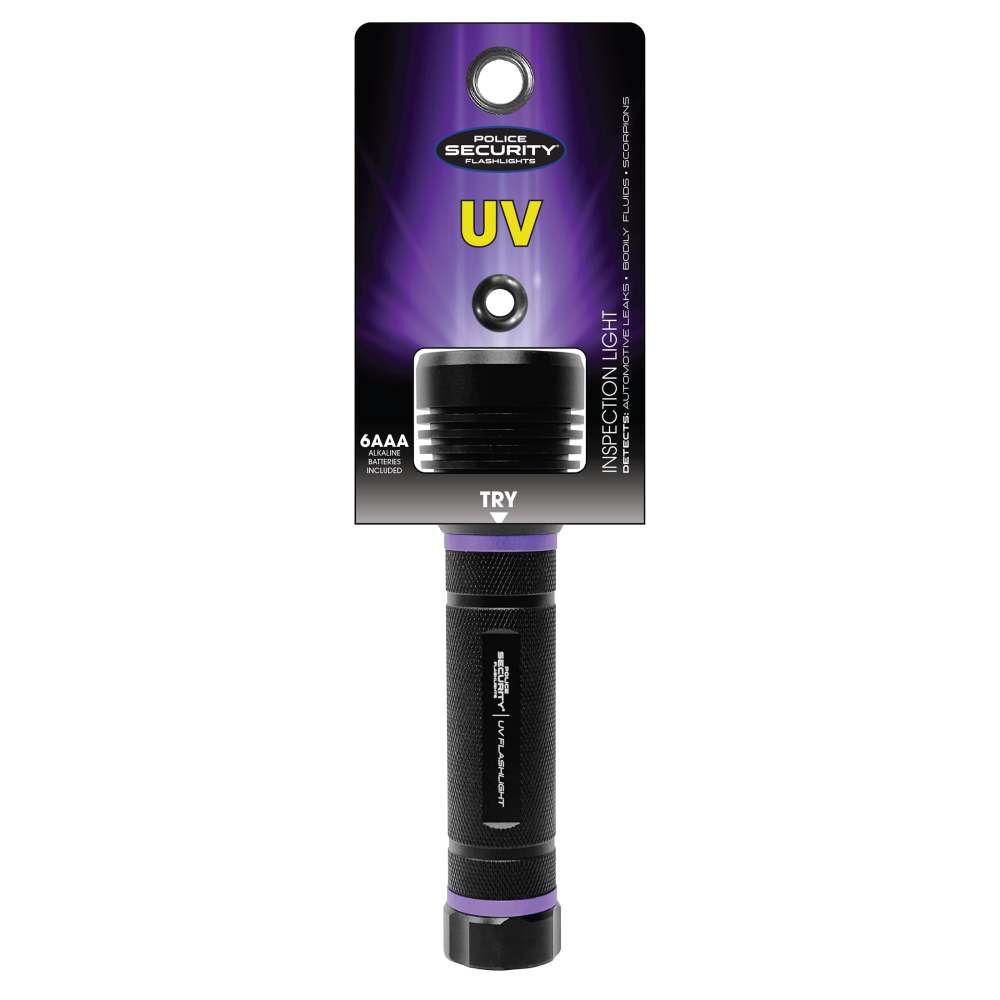 Police Security 6AAA Alkaline Battery Powered Ultraviolet Inspection Flashlight, large image number 6