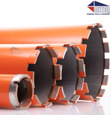 Diteq 4-1/2in C-52 Wet Diamond Concrete Core Drill Bits, large image number 1