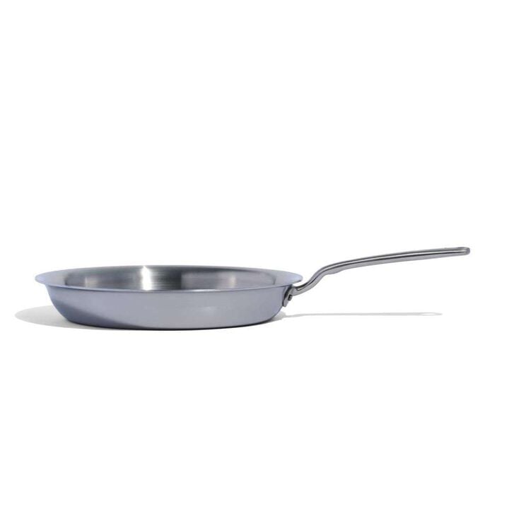 Made In Cookware 12 Inch x 4 Inch Stainless Steel Fry Pan Silver