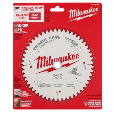 Milwaukee 6 1/2 52T Laminate Track Saw Blade, large image number 7