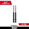 Milwaukee SHOCKWAVE Impact Bit 3 1/2inch SQ1 2pk, small image number 1
