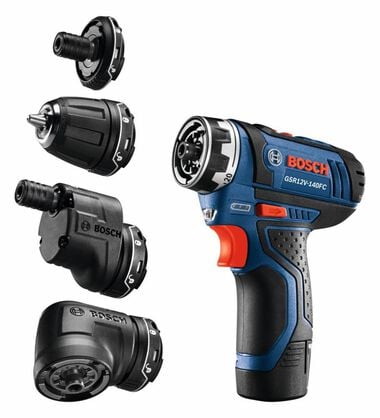 Bosch 12V Max Flexiclick 5-In-1 Drill/Driver System Kit, large image number 7