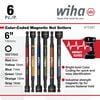 Wiha Nut Setter Color Coded Magnetic Metric Set 6pc, small image number 2
