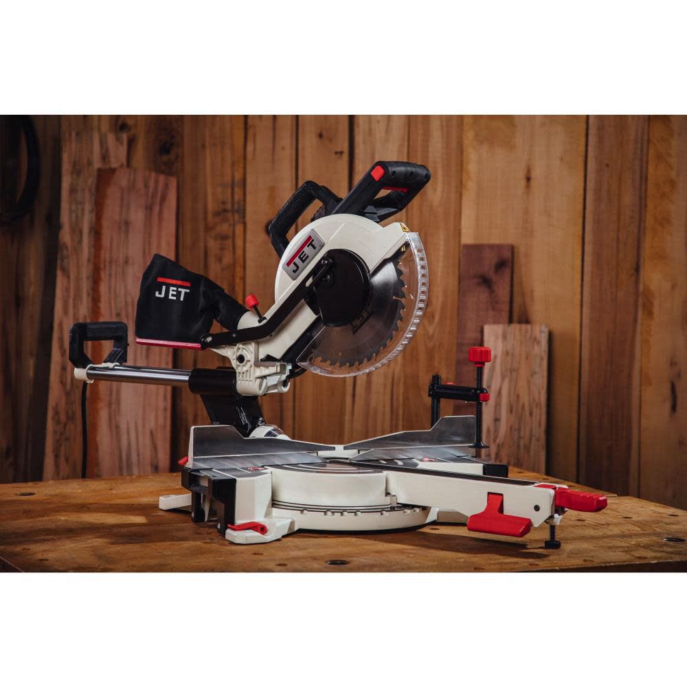 Jet sliding dual bevel sales compound miter saw