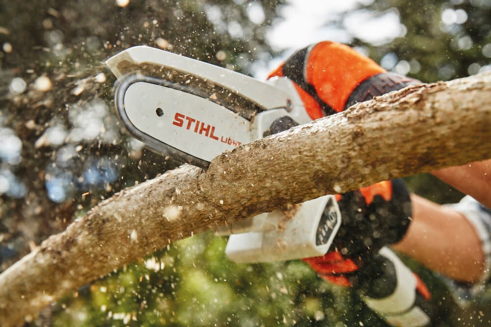 Stihl mini store chainsaw pruner