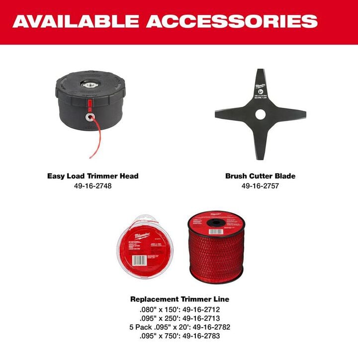 Milwaukee M18 FUEL Brush Cutter (Bare Tool), large image number 12