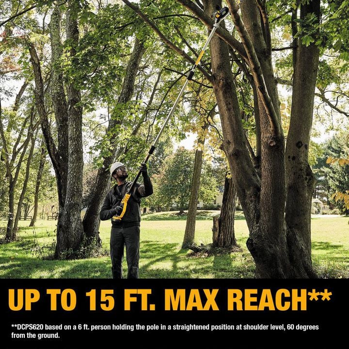DEWALT 20V MAX Lithium-Ion Cordless Pole Saw and Pole Hedge Trimmer Combo Kit, large image number 18