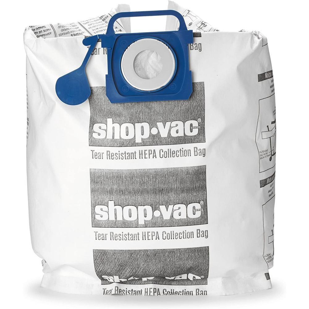 Shop Vac 5-10 Gallon Tank HEPA Tear Resistant Collection Bag 2pk, large image number 2