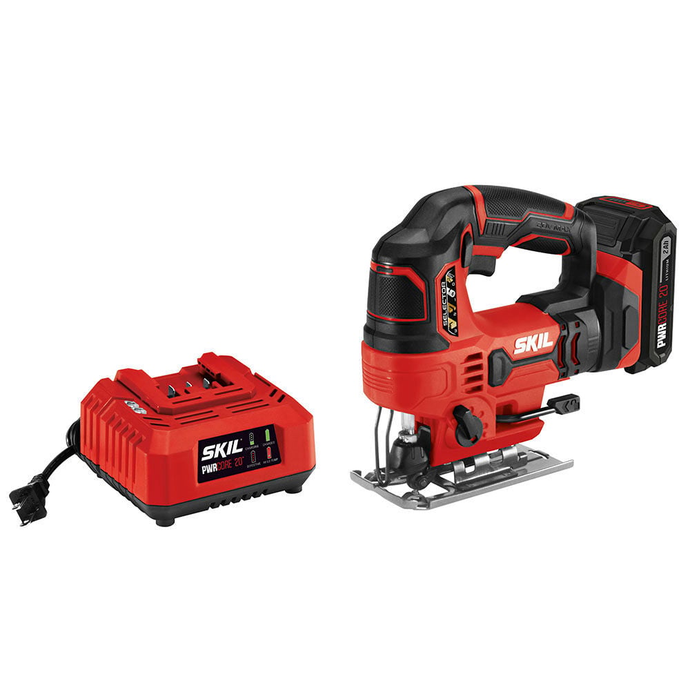 SKIL 20V 7/8" Stroke Length Orbital Jigsaw Kit - JS820302