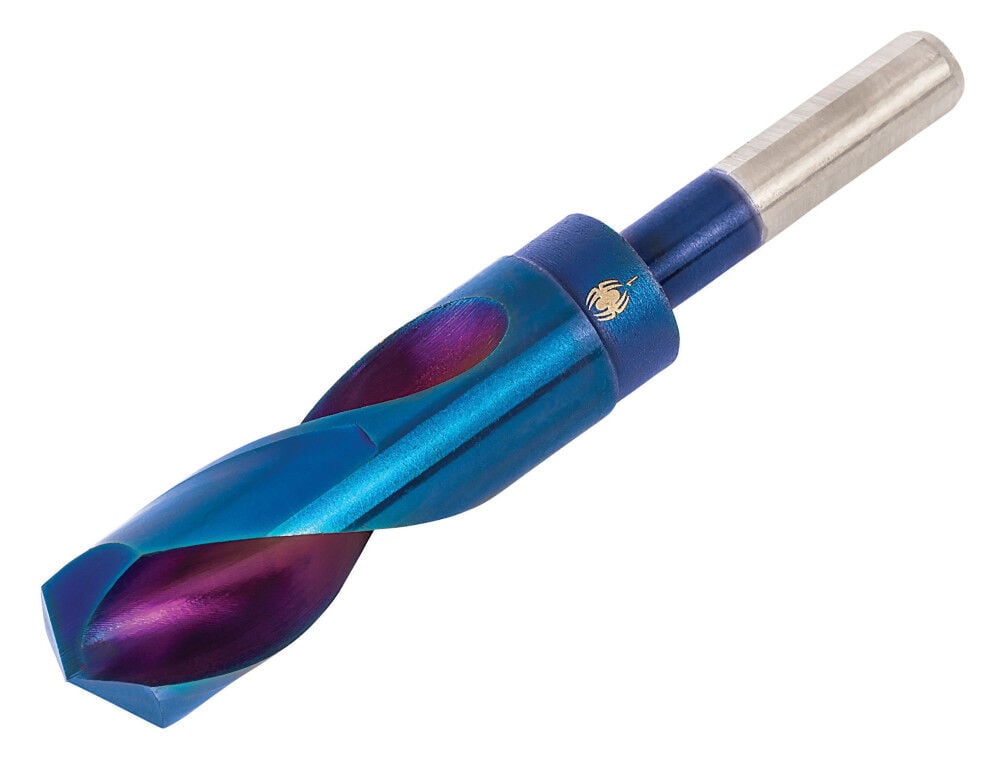Spyder 1 Inch Reduced Shank S&D Drill Bit, 135 Degree Self-Centering Split Point, large image number 5