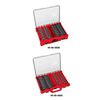 Milwaukee SHOCKWAVE 31-Piece Packout 1/2 Inch Socket Set, 36-Piece Packout 3/8 Inch Socket Set Bundle, small image number 2