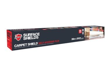 Surface Shield 36in x 200ft Carpet Shield Self Adhesive Protection Film, large image number 0