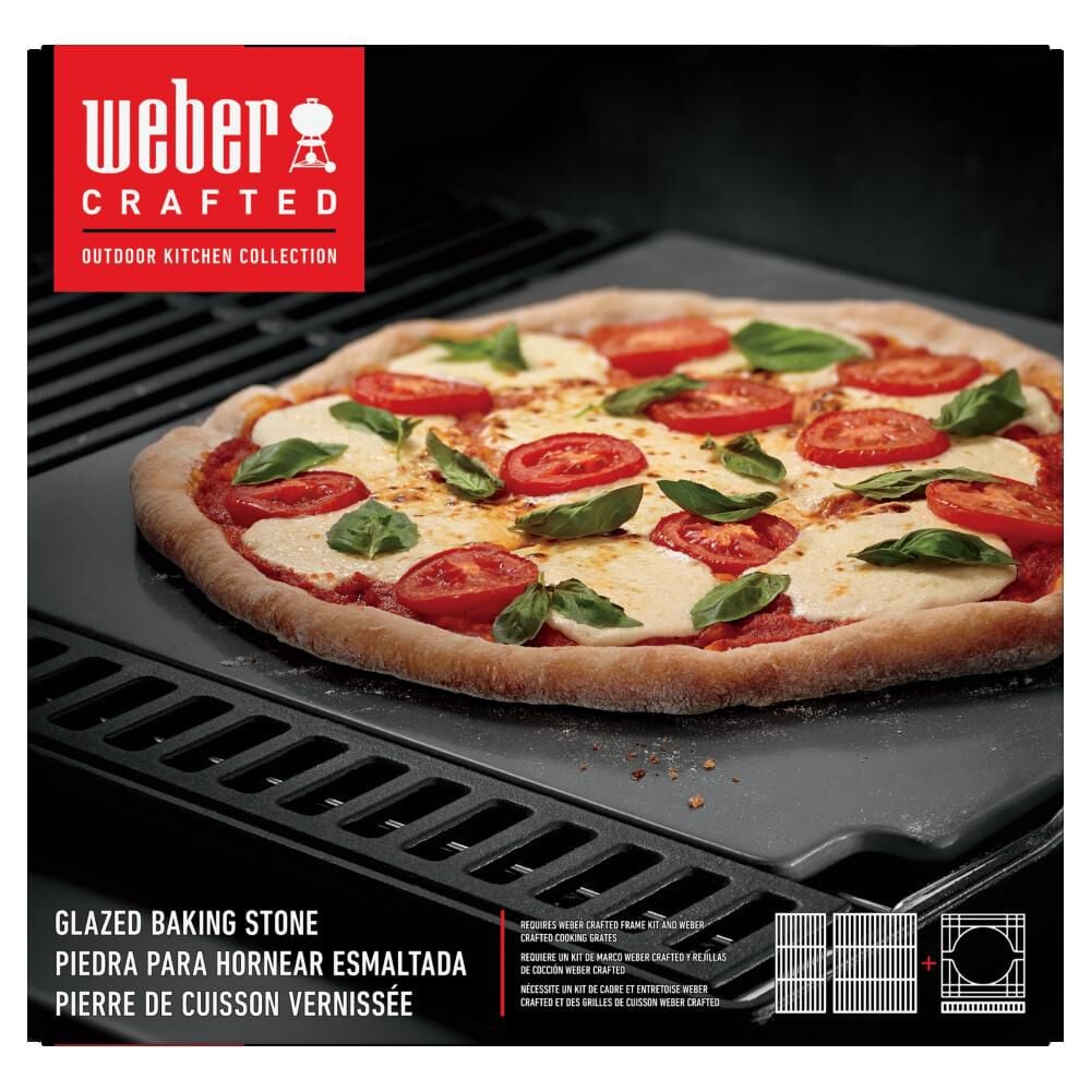 Weber Crafted  Glazed  Pizza Baking Stone, large image number 5