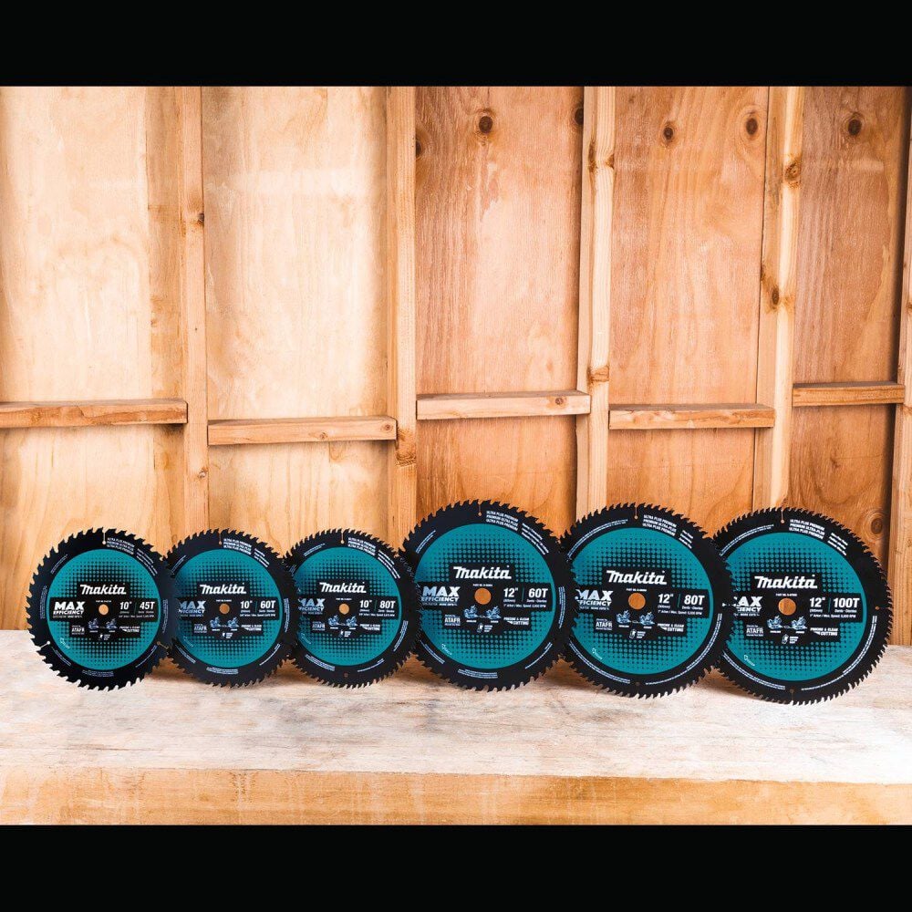 Makita 10in 80T Carbide-Tipped Max Efficiency Miter Saw Blade, large image number 6