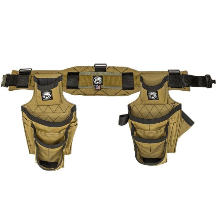 Badger Tool Belts Framer Toolbelt Set Sawdust Sage Large