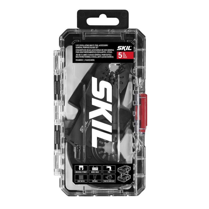 SKIL Oscillating Multi-Tool Accessory General Purpose Blade Set 5 Pieces